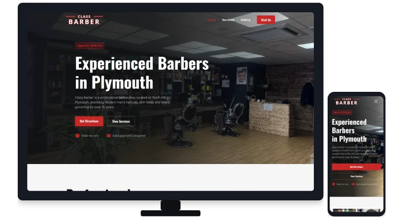 Class Barber project preview