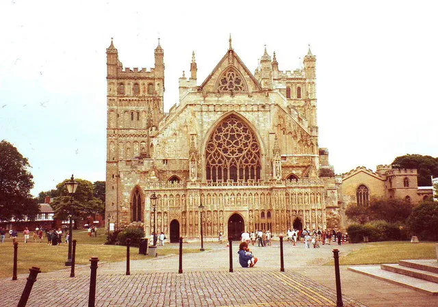 The west front of Exeter Cathedral