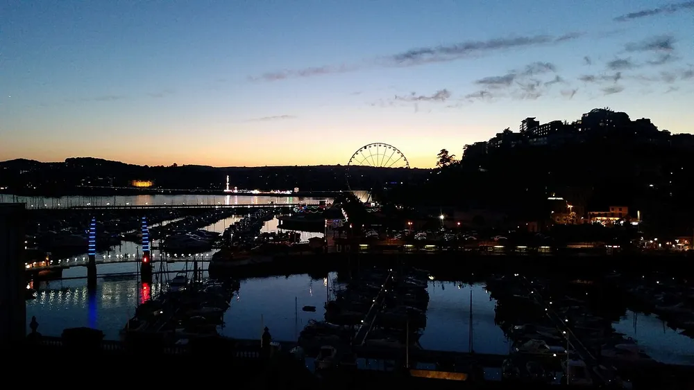 Torquay Harbour at dusk