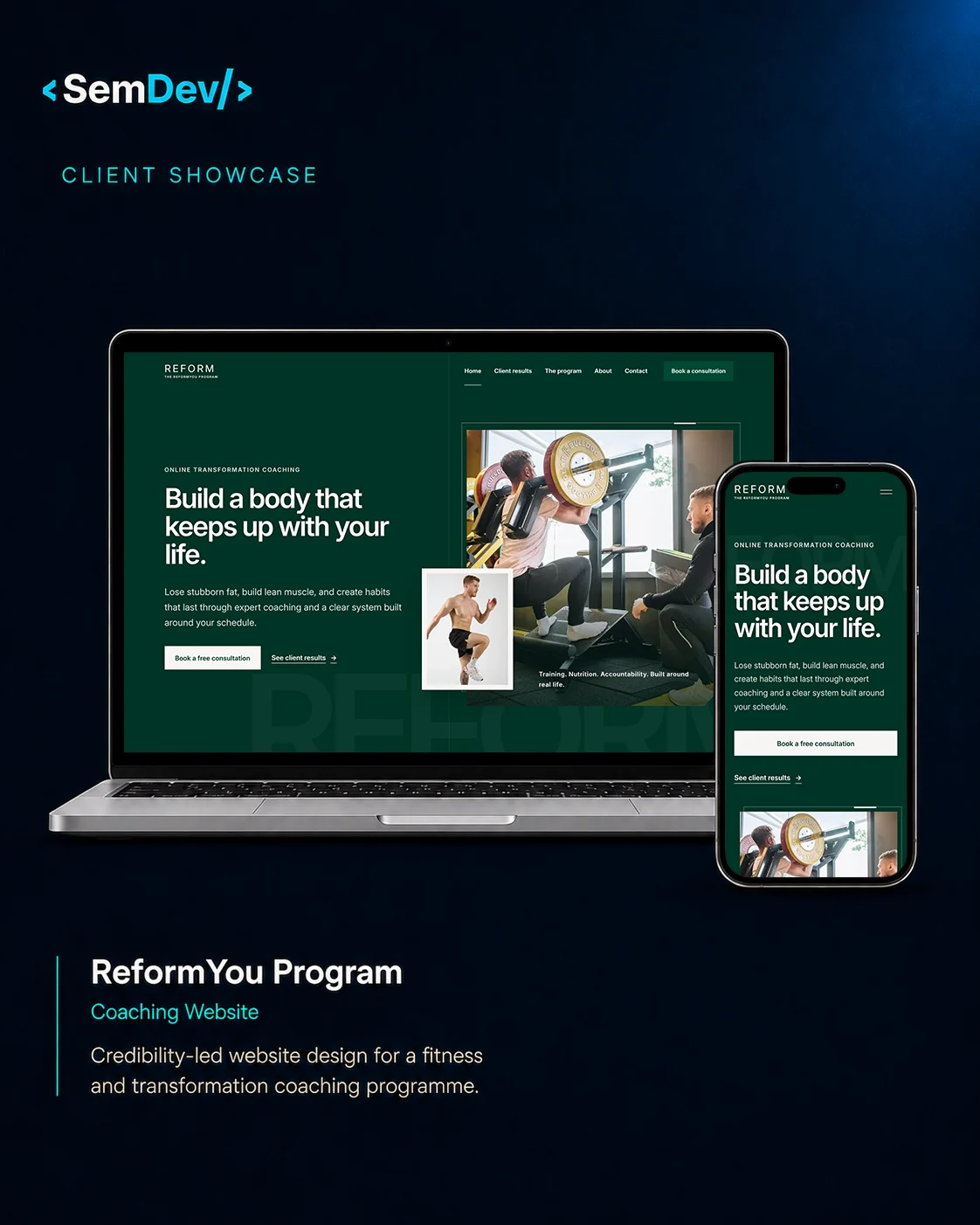 ReformYou Program website homepage
