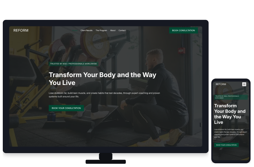 Reform You Program project preview